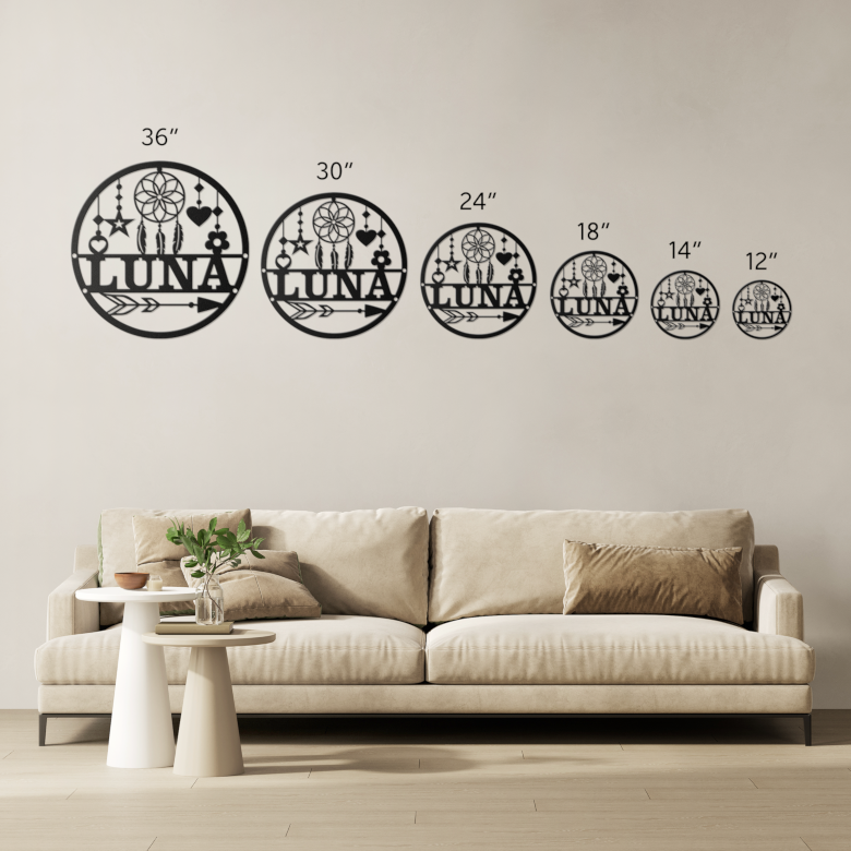 Dreamcatcher_Name_Metal_Sign_Size_Options_Mockup.png