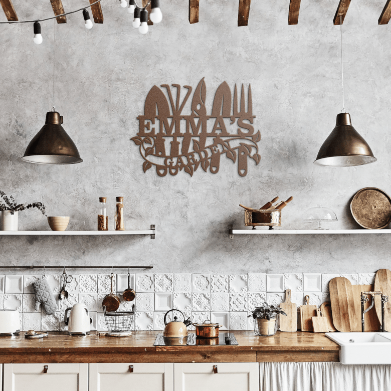 Garden_Tools_Name_Metal_Sign_Copper_Rustic_Kitchen_Mockup.png