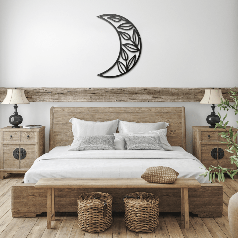 Half_Moon_Leafy_Metal_Wall_Art_Black_Farmhouse_Bedroom_Mockup.png