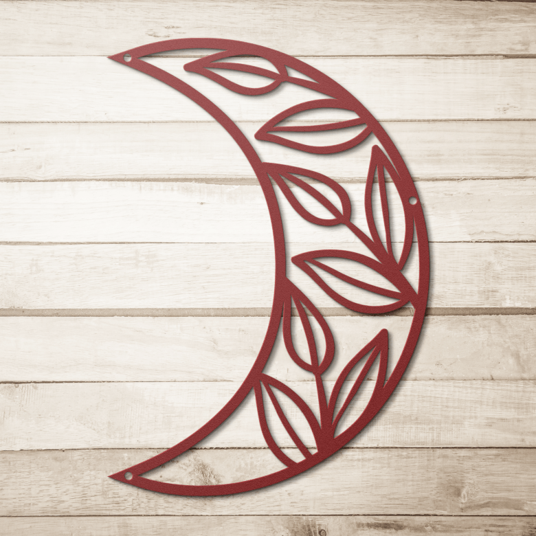 Half_Moon_Leafy_Metal_Wall_Art_Red_Simple_Wood_BKGD_Mockup.png