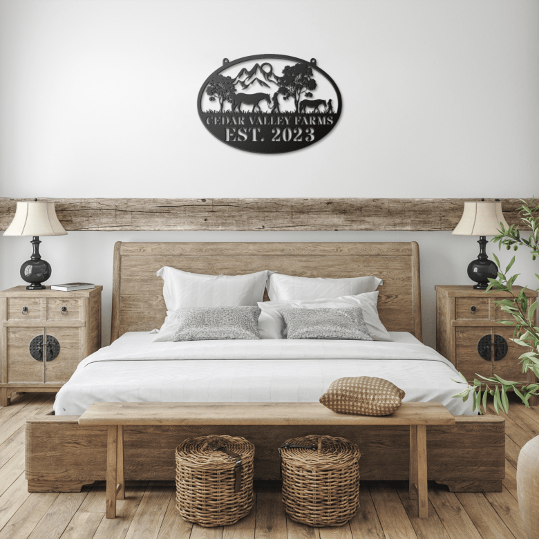 Personalized_Cowboy_Cowgirl_Metal_Wall_A_Black_Farmhouse_Bedroom_Mockup.png