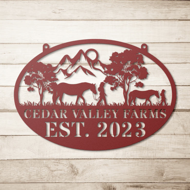 Personalized_Cowboy_Cowgirl_Metal_Wall_A_Red_Simple_Wood_BKGD_Mockup.png