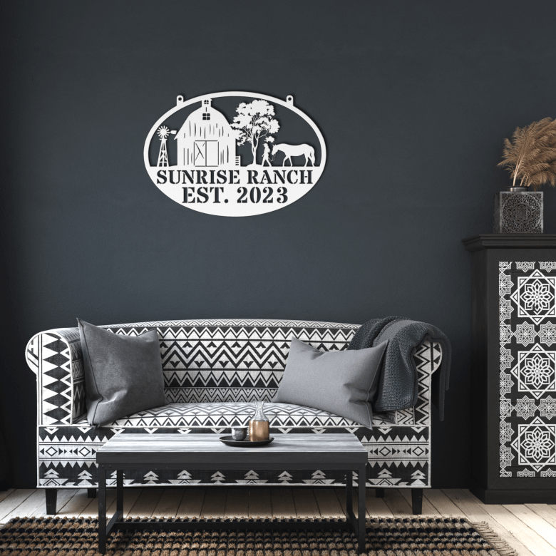 Personalized_Farmhouse_Metal_Sign_White_Dark_Living_Room_Mockup.png