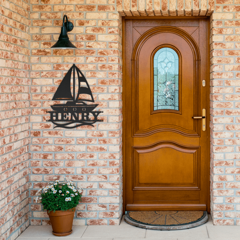 Personalized_Sailboat_Nursery_Metal_Name_Black_Brick_Entrance_Mockup.png
