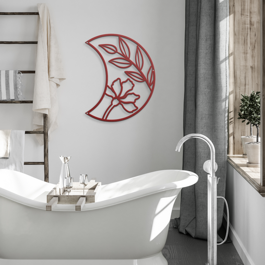 Half_Moon_Floral_Metal_Wall_Art_Red_Modern_Bathroom_Mockup.png