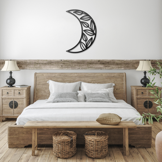 Half_Moon_Leafy_Metal_Wall_Art_Black_Farmhouse_Bedroom_Mockup.png