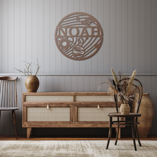 Kids_Rooms_Solar_System_Metal_Wall_Art_Copper_Rustic_Hallway_Mockup.png