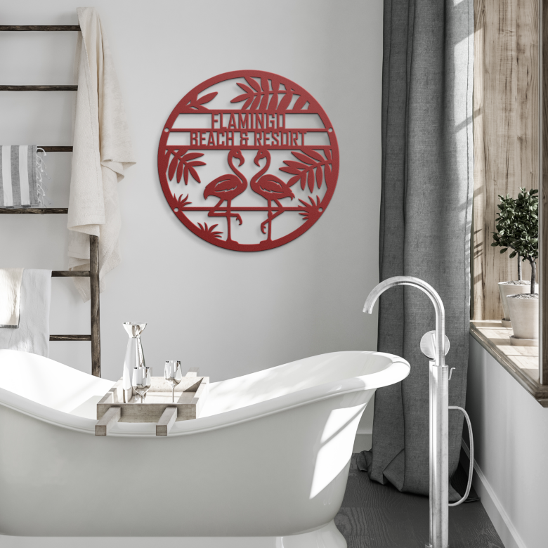Personalized_Flamingo_Name_Metal_Sign_Red_Modern_Bathroom_Mockup.png