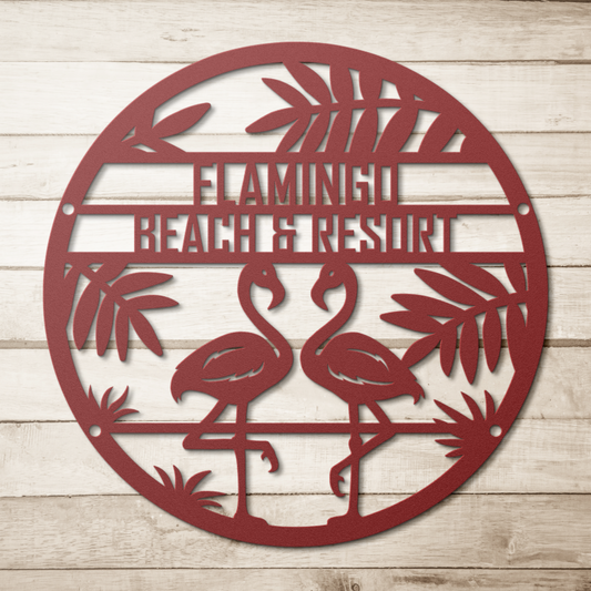Personalized_Flamingo_Name_Metal_Sign_Red_Simple_Wood_BKGD_Mockup.png